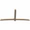 Ekena Millwork Bellingham Smooth Timber Gable Bracket, Douglas Fir, 108"W x 54"H x 3 1/2"D x 5 1/2"F, 12/12 Pitch GBW108X54X0406BEL00SDF - alternate 2